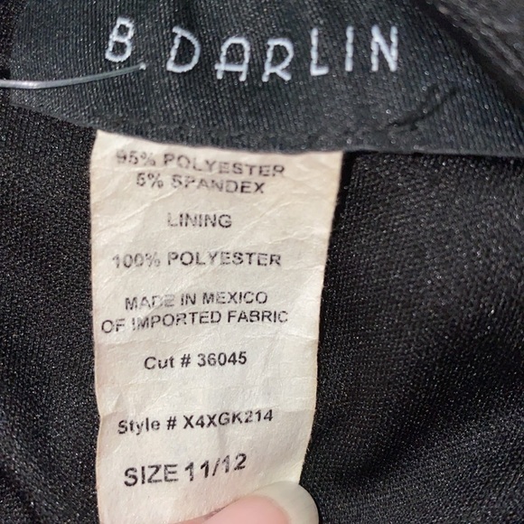 B. DARLIN jewel embellished formal prom evening fit to flare maxi size 11 / 12 - Picture 8 of 12